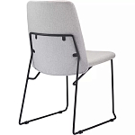 Стул мягкий светло-серый Chair Gray Runners варинант исполнения - 3 | Loft Concept в Грозном
