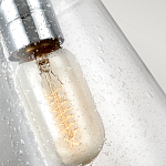 Бра с плафоном в форме колокола из прозрачного стекла с пузырьками Feiss варинант исполнения - 5 | Loft Concept в Грозном