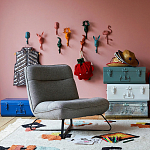 Настенный крючок в виде совы Owl Wall Hook Blue варинант исполнения - 4 | Loft Concept в Грозном