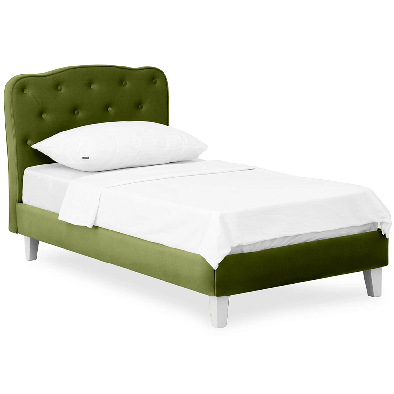 Кровать с мягким изголовьем Luna Palmer Bed Мульти в Грозном | Loft Concept 