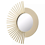 Зеркало-солнце круглое с золотистыми лучами SunMoon  варинант исполнения - 1 | Loft Concept в Грозном