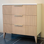 Комод коричневый с 3-мя ящиками на 4-х ножках Harper Line варинант исполнения - 3 | Loft Concept в Грозном