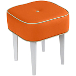 Квадратный мягкий пуф на белых ножках Winton Pouf Square варинант исполнения - 7 | Loft Concept в Грозном