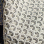 Мебельная ткань Жакард Чешуя бежевый цвет N 1050 варинант исполнения - 1 | Loft Concept в Грозном