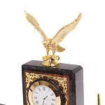 Настольный письменный набор из лемезита и змеевика с декором в виде Орла в подарочной упаковке Successful Leader варинант исполнения - 3 | Loft Concept в Грозном