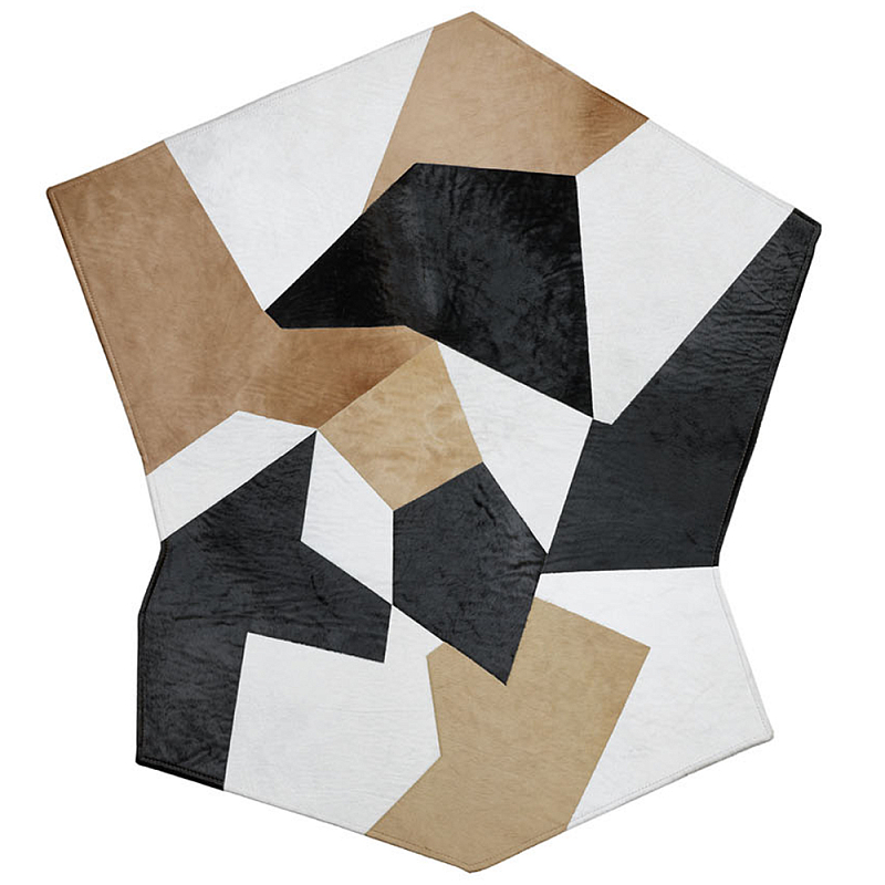 Дизайнерский шерстяной ковер Gio Ponti D.754.1 Rug Бежевый Белый Черный Дизайнерский шерстяной ковер Gio Ponti D.754.1 Rug Бежевый Белый Черный в Грозном | Loft Concept