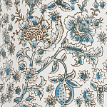 Настольная лампа цилиндрическая с цветочной росписью Lamp Flower Painting варинант исполнения - 1 | Loft Concept в Грозном