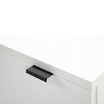 Тумба прикроватная белая с ящиками Strict Lines варинант исполнения - 4 | Loft Concept в Грозном