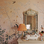 Обои ручная роспись Cecily pink варинант исполнения - 4 | Loft Concept в Грозном