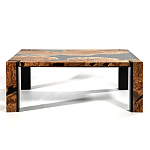 Кофейный Стол River in Autumn Elm Resin Coffee Table варинант исполнения - 3 | Loft Concept в Грозном
