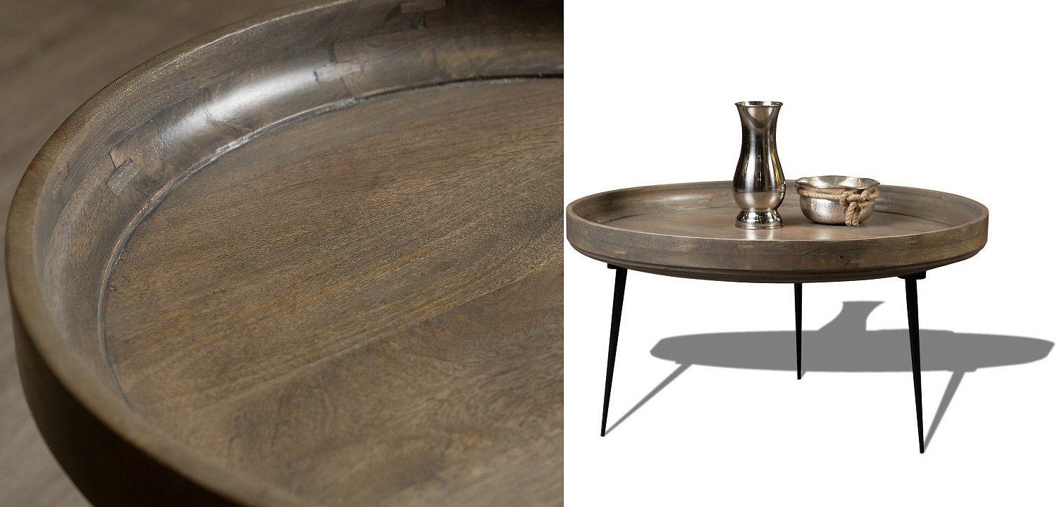 Кофейный стол Davidson Coffee Table platinum 40 Кофейный стол Davidson Coffee Table platinum 40 - Loft-Concept в Грозном