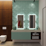 Гипсовая 3D панель с принтографией PM-24 варинант исполнения - 1 | Loft Concept в Грозном