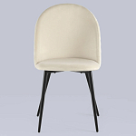 Мягкий стул в бежевом велюре Miruna Chair варинант исполнения - 3 | Loft Concept в Грозном