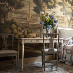 Обои ручная роспись Monuments of Paris Roberts on antique scenic Xuan paper варинант исполнения - 2 | Loft Concept в Грозном