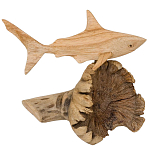 Статуэтка из дерева акула Animals of the World варинант исполнения - 2 | Loft Concept в Грозном