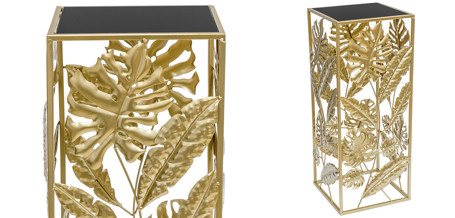 Подставка Tropical Gold Leaves Stand S Подставка Tropical Gold Leaves Stand S - Loft-Concept в Грозном