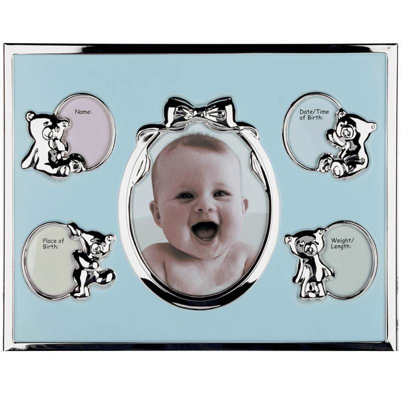 Фоторамка детская Childhood Corner Sun 5 фото Серебристый Голубой Розовый Фоторамка детская Childhood Corner Sun 5 фото Серебристый Голубой Розовый в Грозном | Loft Concept