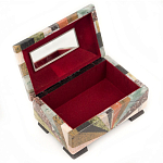 Шкатулка из натурального камня змеевик Stone Casket варинант исполнения - 3 | Loft Concept в Грозном