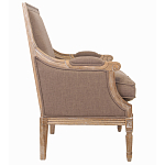 Кресло William Classical Armchair brown flax варинант исполнения - 1 | Loft Concept в Грозном