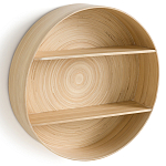 Полка настенная из бамбука Zenara варинант исполнения - 3 | Loft Concept в Грозном