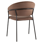 Стул в велюре коричневого цвета Horizon варинант исполнения - 5 | Loft Concept в Грозном