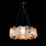 Люстра круглая с подвесными прямоугольными пластинами из стекла Glacier Panels варинант исполнения - 3 | Loft Concept в Грозном