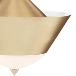 Подвесной светильник светодиодный конусообразный Сone Shaped Gold Pendant варинант исполнения - 1 | Loft Concept в Грозном