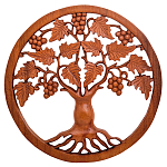 Панно из дерева Osier Panel With Trees варинант исполнения - 1 | Loft Concept в Грозном