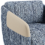 Дизайнерское Кресло William с кожаными подлокотниками  варинант исполнения - 3 | Loft Concept в Грозном