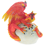 Декоративная статуэтка Дракон Red Yellow Dragon Statuette варинант исполнения - 1 | Loft Concept в Грозном