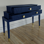 Премиальная Консоль с тремя ящиками Elsa Dreams Blue варинант исполнения - 2 | Loft Concept в Грозном