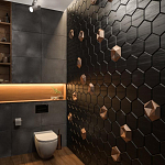 Гипсовая 3D панель с принтографией PM-41 варинант исполнения - 2 | Loft Concept в Грозном