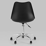 Офисный стул на металлическом основании EGGERY Black варинант исполнения - 4 | Loft Concept в Грозном