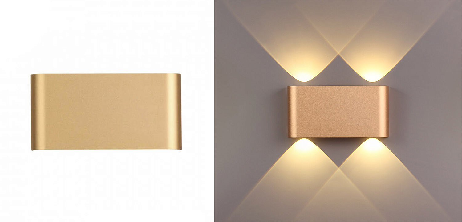 Бра Obverse Gold Rectangle A Wall lamp Бра Obverse Gold Rectangle A Wall lamp - Loft-Concept в Грозном