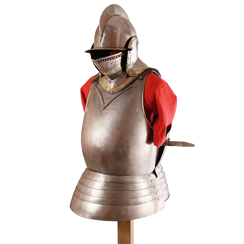 Декоративные доспехи Armor Cabinet de Curiosites Серебряный Латунь Красный Древесина Декоративные доспехи Armor Cabinet de Curiosites Серебряный Латунь Красный Древесина в Грозном | Loft Concept