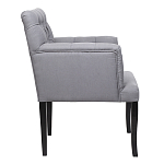 Кресло Addison Chic Armchair grey flax варинант исполнения - 2 | Loft Concept в Грозном