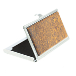 Визитница карманная металлическая с накладкой из натурального камня Яшма Stone Business Card Holders варинант исполнения - 2 | Loft Concept в Грозном