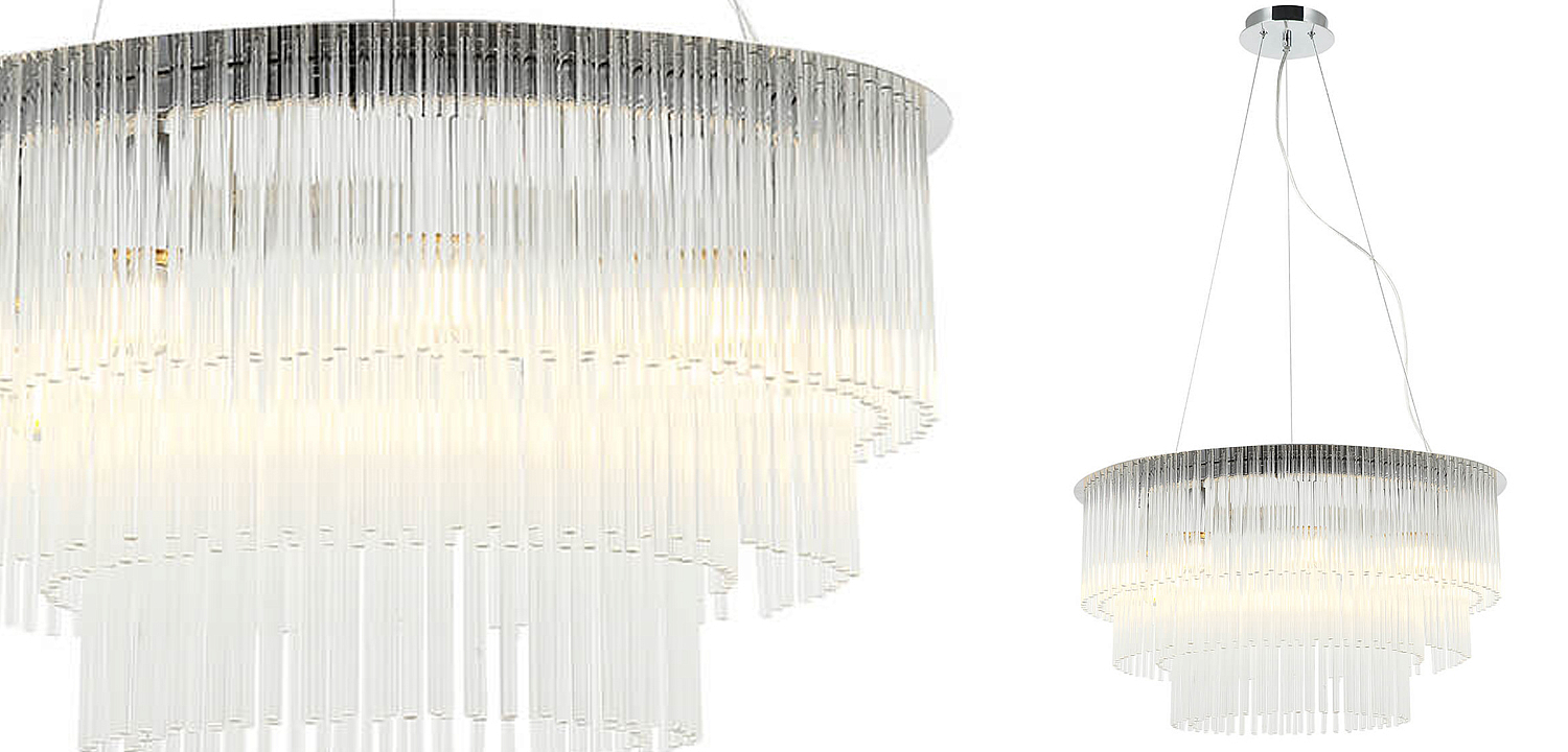 Люстра Harrison Chandelier chrome 9 lamp Люстра Harrison Chandelier chrome 9 lamp - Loft-Concept в Грозном
