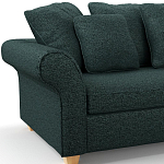 Мебельная ткань Шенилл темно-зеленый цвет 138 см T4-39 варинант исполнения - 5 | Loft Concept в Грозном