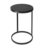 Кофейный столик круглый чёрный Compact Loft варинант исполнения - 2 | Loft Concept в Грозном