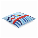 Подушка декоративная из хлопка по мотивам нанайских орнаментов Ural and Siberian Patterns варинант исполнения - 1 | Loft Concept в Грозном