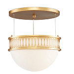 Подвесной светильник с фактурным золотым каркасом Exceptional Classic Design варинант исполнения - 3 | Loft Concept в Грозном