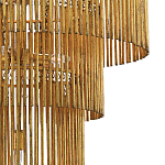 Люстра трёхъярусная золотого цвета Metal Tentacles варинант исполнения - 2 | Loft Concept в Грозном