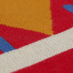 Плед хлопковый по мотивам чувашских орнаментов Ural and Siberian Patterns варинант исполнения - 4 | Loft Concept в Грозном