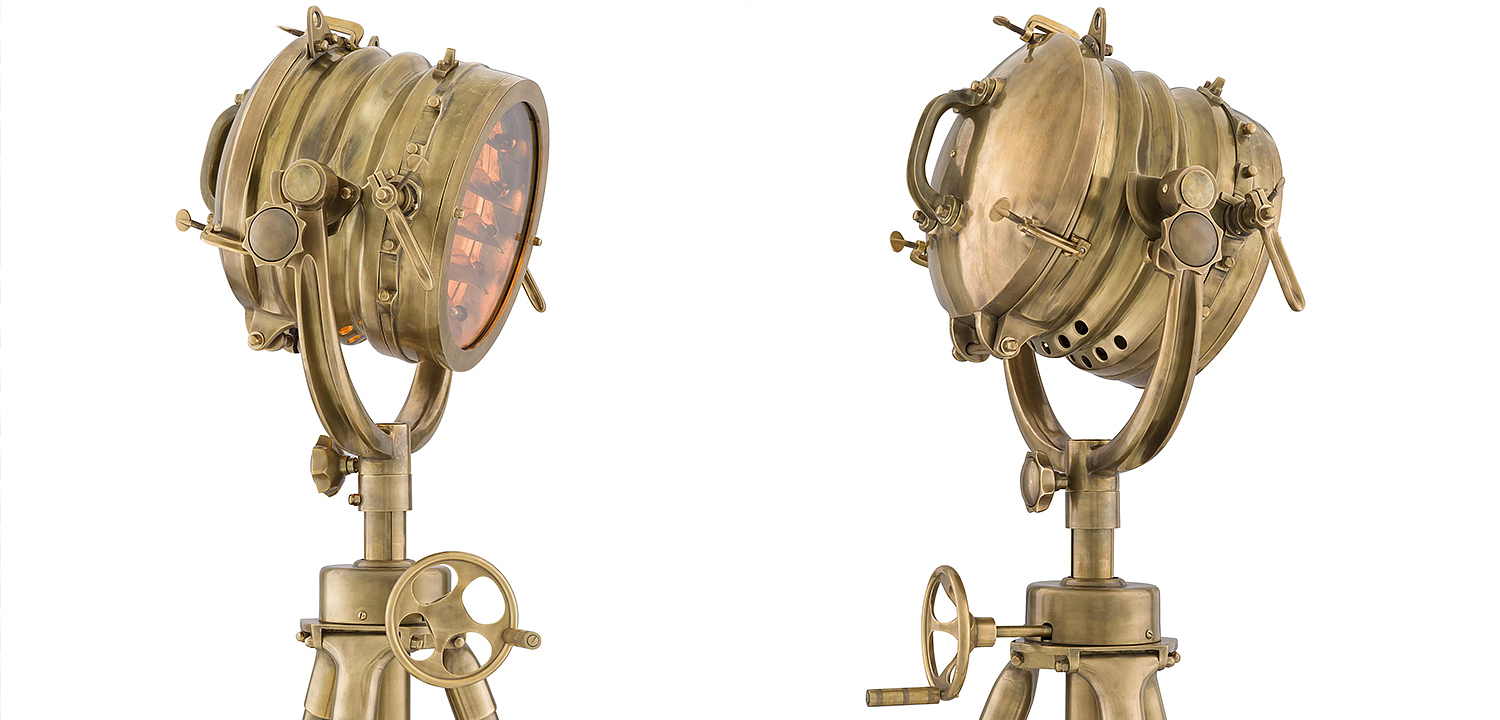 Торшер Eichholtz Floor Lamp Royal Master Sealight Brass Торшер Eichholtz Floor Lamp Royal Master Sealight Brass - Loft-Concept в Грозном