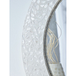 Зеркало круглое инкрустированное раковинами устриц Bone Inlay Dome Mirror White варинант исполнения - 4 | Loft Concept в Грозном