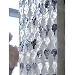 Прямоугольное зеркало с инкрустацией раковинами устриц Mother оf Pearl Facets варинант исполнения - 4 | Loft Concept в Грозном