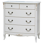 Высокий деревянный комод в стиле прованс Montmartre Provence Chest of Drawers варинант исполнения - 2 | Loft Concept в Грозном