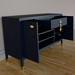 Комод-буфет Elsa Dreams Blue с открытыми полками   варинант исполнения - 6 | Loft Concept в Грозном