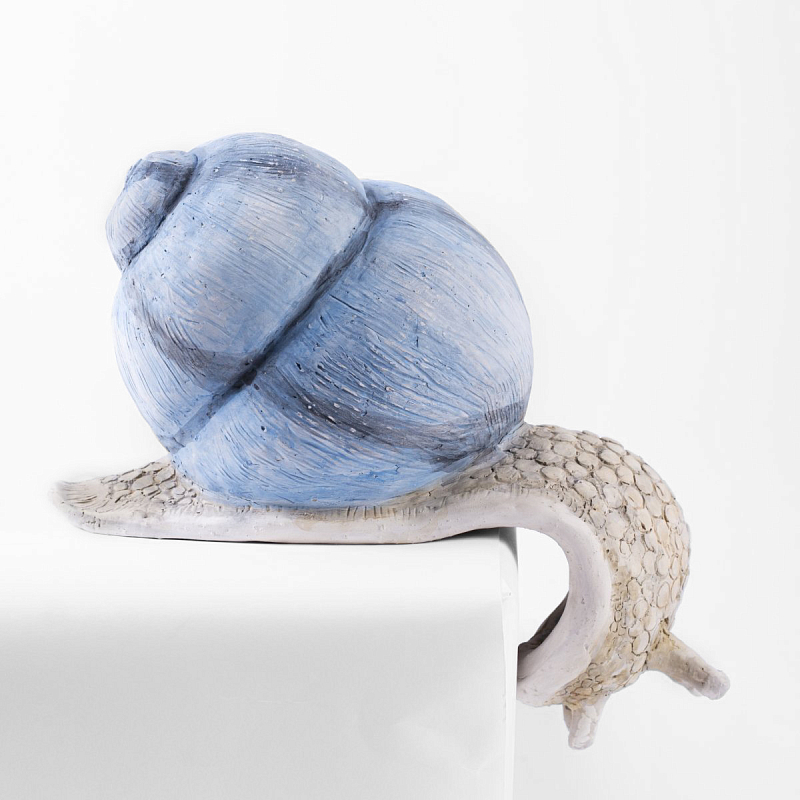 Статуэтка Большая улитка Snail Голубой пастельный Статуэтка Большая улитка Snail Голубой пастельный в Грозном | Loft Concept